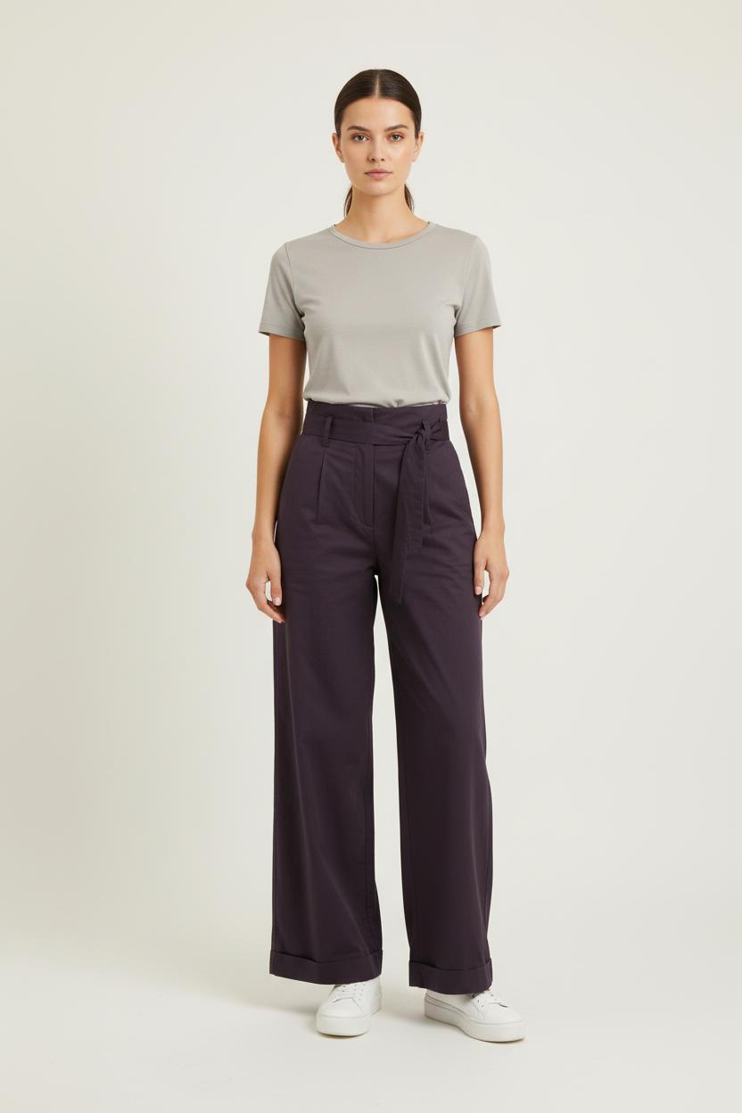 Pantalon Large Bleu - Taille S/36 de la marque Tara Jarmon | PARAD81803 - Vendu par Paradigme - Image 1