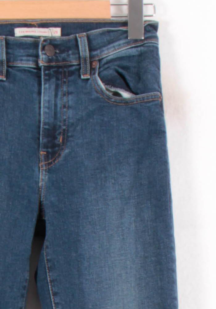 Jean Skinny Bleu - Taille S/36 de la marque Levi's | PARAD81805 - Vendu par Paradigme - Image 3