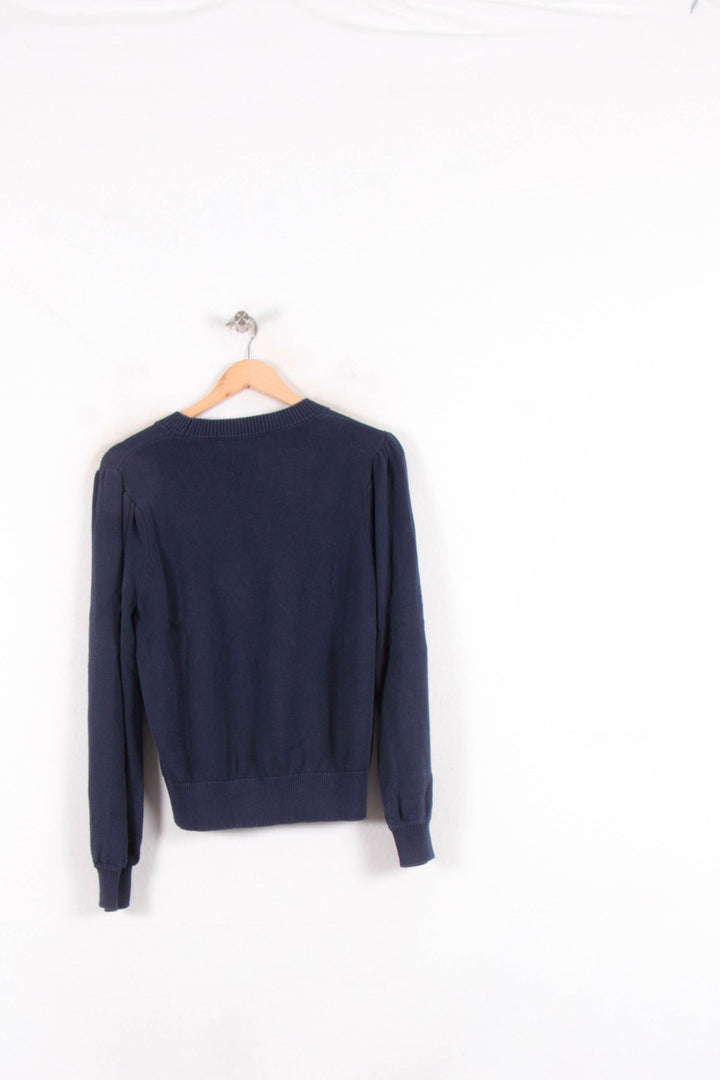 Pull Bleu et Multicolore - Taille M/38 de la marque La Fée Maraboutée | PARAD81819 - Vendu par Paradigme - Image 4