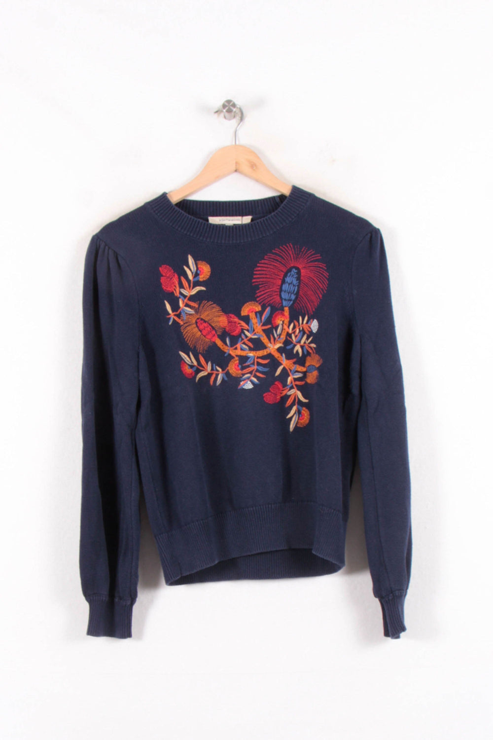 Pull Bleu et Multicolore - Taille M/38 de la marque La Fée Maraboutée | PARAD81819 - Vendu par Paradigme - Image 2