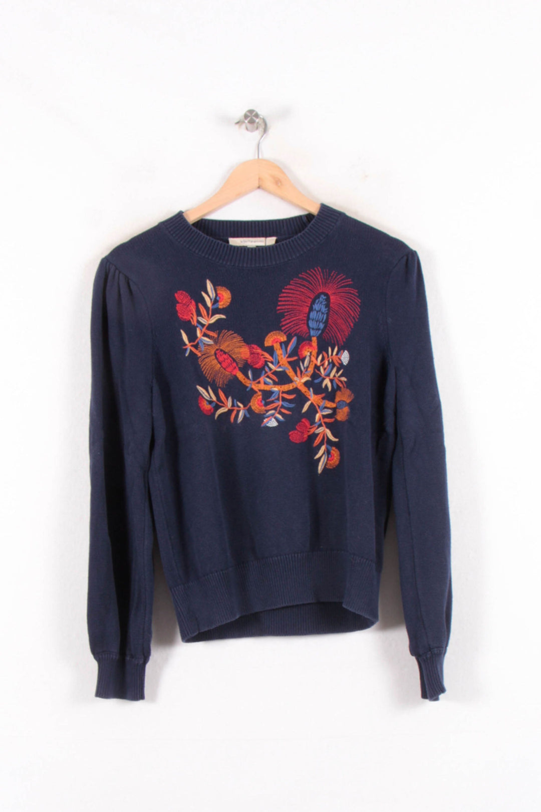 Pull Bleu et Multicolore - Taille M/38 de la marque La Fée Maraboutée | PARAD81819 - Vendu par Paradigme - Image 2