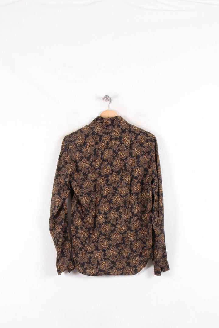 Chemise Marron et Jaune - Taille S/36 de la marque The Kooples | PARAD81820 - Vendu par Paradigme - Image 4