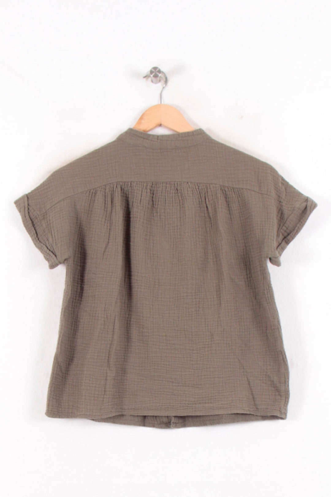 Chemisier Vert - Taille M/38 de la marque La Fée Maraboutée | PARAD81823 - Vendu par Paradigme - Image 4