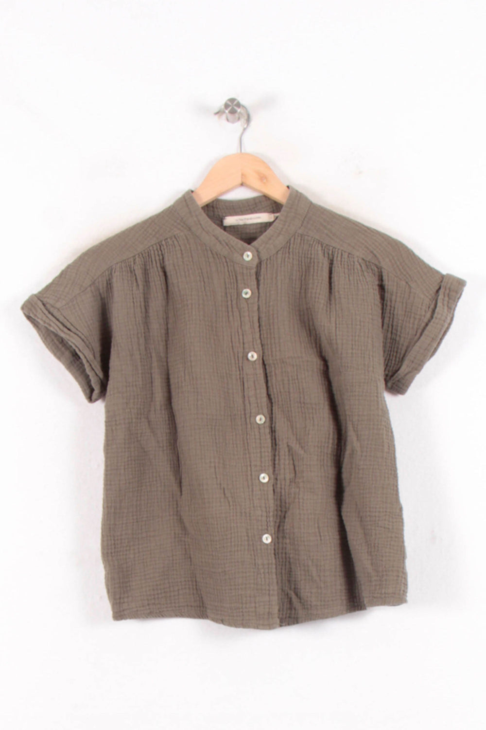 Chemisier Vert - Taille M/38 de la marque La Fée Maraboutée | PARAD81823 - Vendu par Paradigme - Image 2