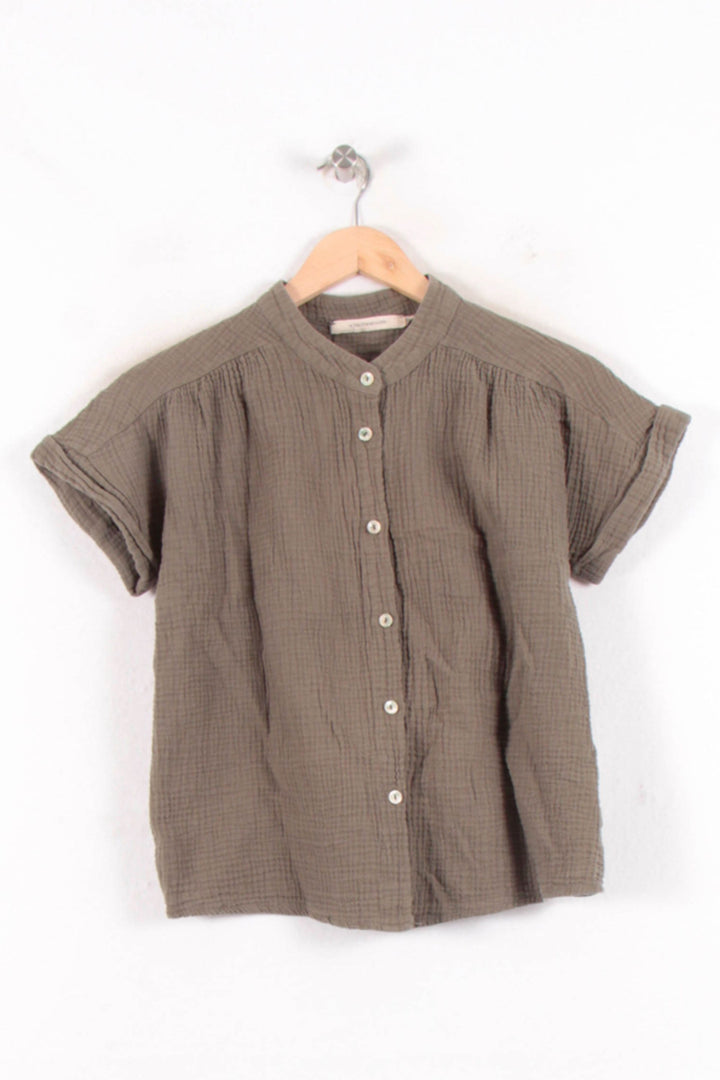 Chemisier Vert - Taille M/38 de la marque La Fée Maraboutée | PARAD81823 - Vendu par Paradigme - Image 2