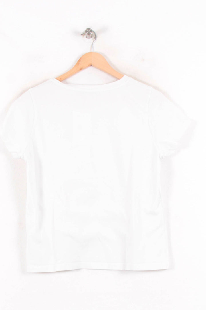 Tee-shirt Blanc - Taille M/38 de la marque La Fée Maraboutée | PARAD81828 - Vendu par Paradigme - Image 4