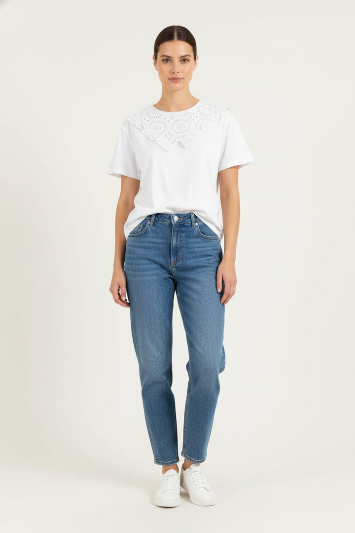 Blouse Blanche - Taille XS/34 de la marque La Fée Maraboutée | PARAD81829 - Vendu par Paradigme - Image 1