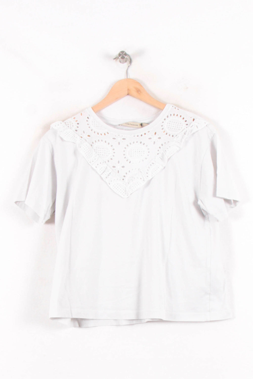 Blouse Blanche - Taille XS/34 de la marque La Fée Maraboutée | PARAD81829 - Vendu par Paradigme - Image 2