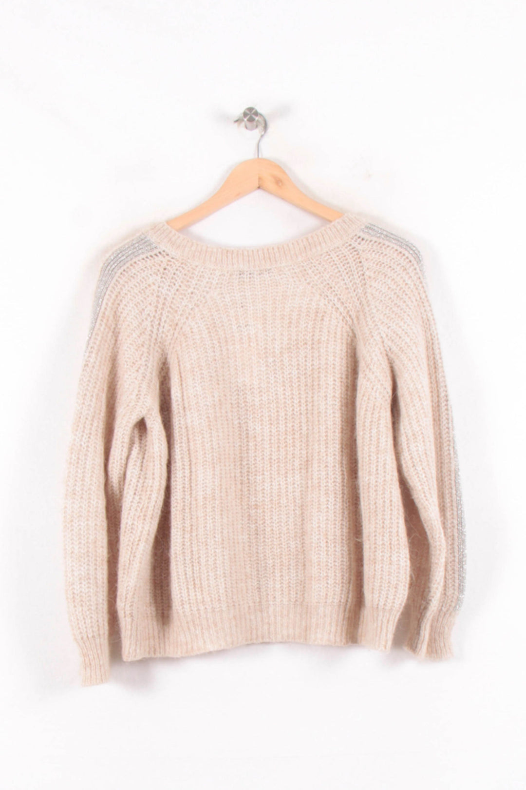 Pull Beige - Taille S/36 de la marque La Fée Maraboutée | PARAD81830 - Vendu par Paradigme - Image 4