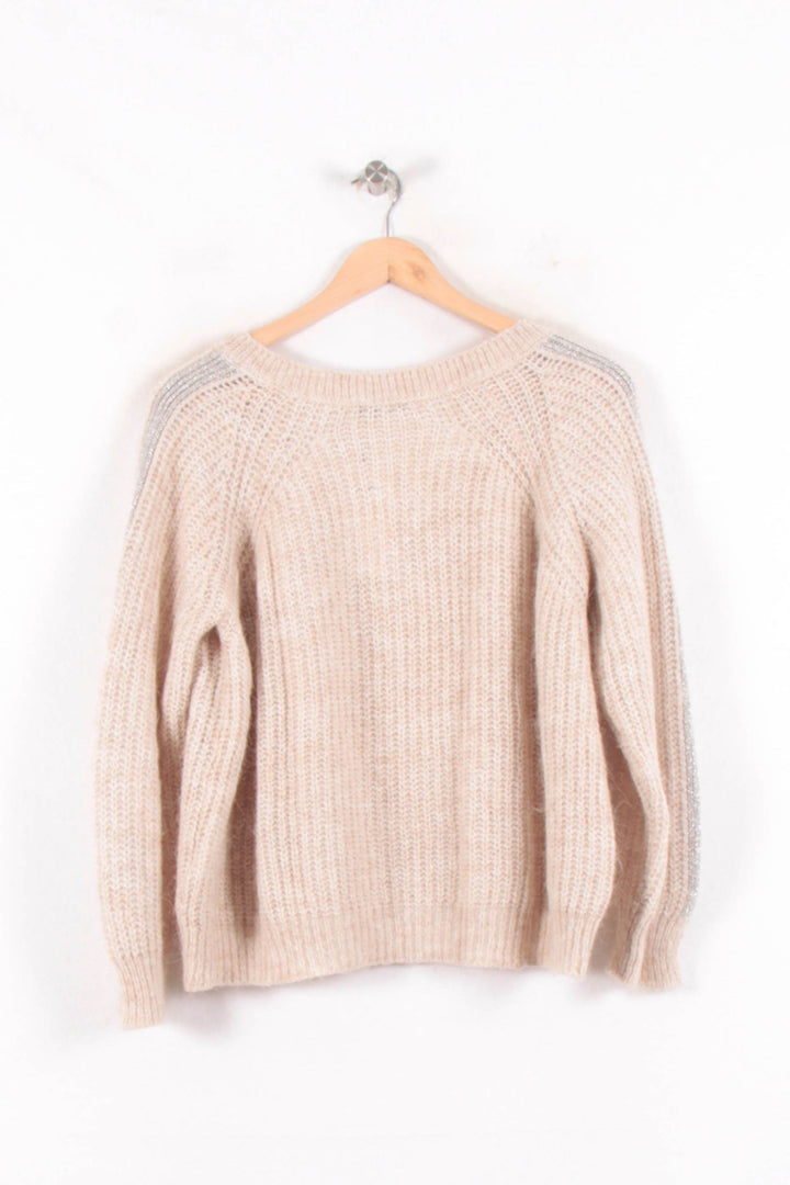 Pull Beige - Taille S/36 de la marque La Fée Maraboutée | PARAD81830 - Vendu par Paradigme - Image 4