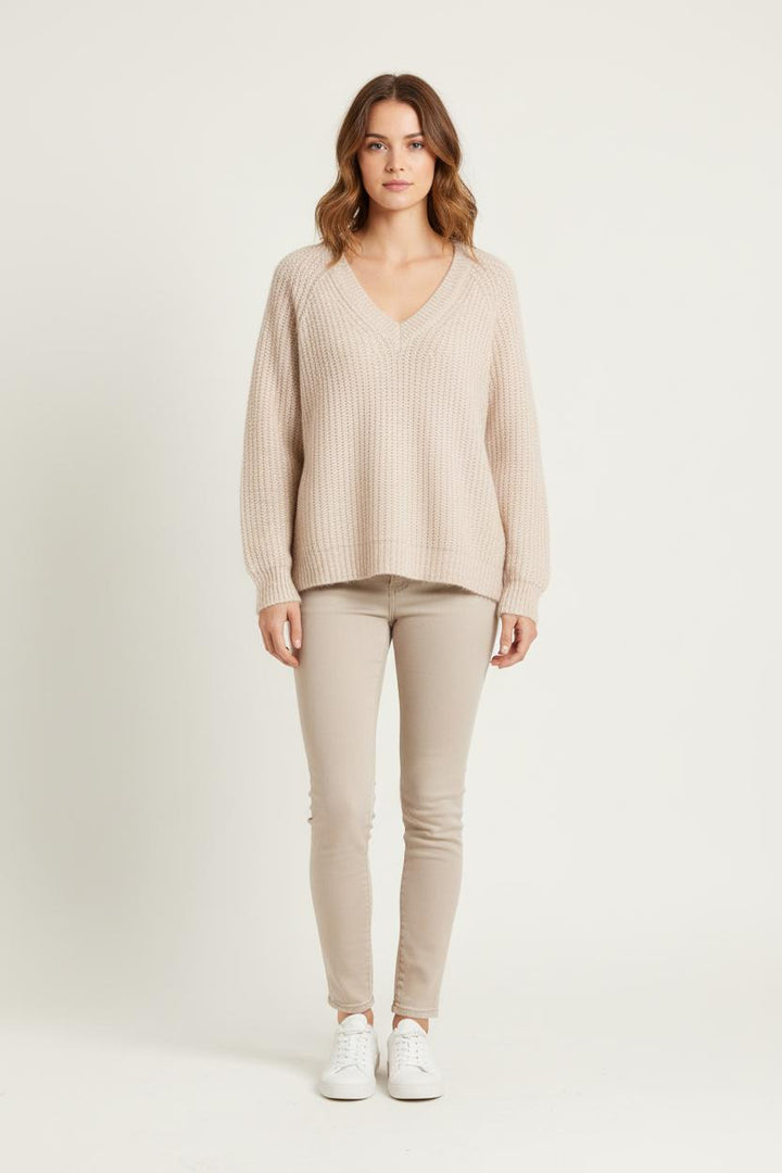 Pull Beige - Taille S/36 de la marque La Fée Maraboutée | PARAD81830 - Vendu par Paradigme - Image 1