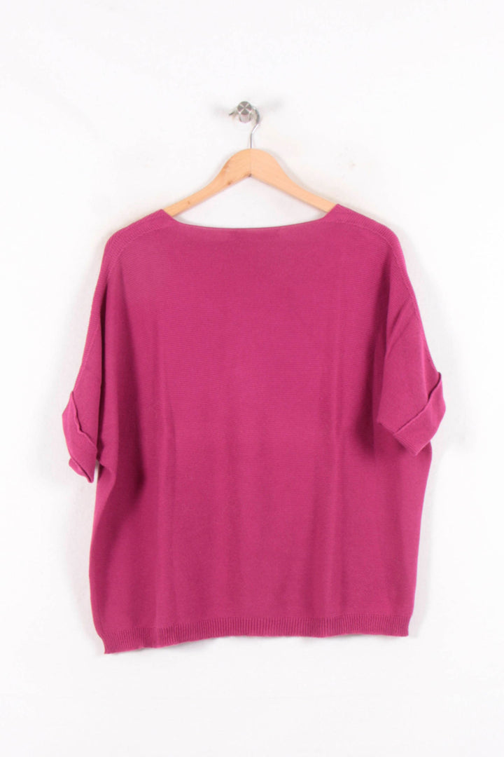 Pull Rose - Taille S/36 de la marque La Fée Maraboutée | PARAD81831 - Vendu par Paradigme - Image 4