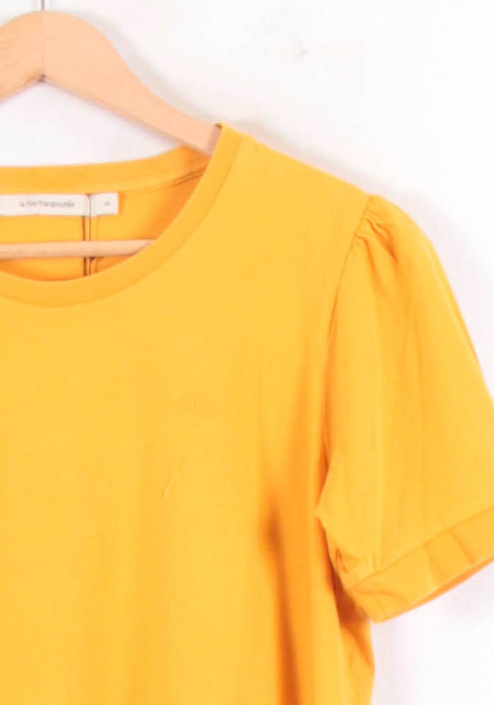 Tee-shirt Jaune - Taille S/36 de la marque La Fée Maraboutée | PARAD81832 - Vendu par Paradigme - Image 3