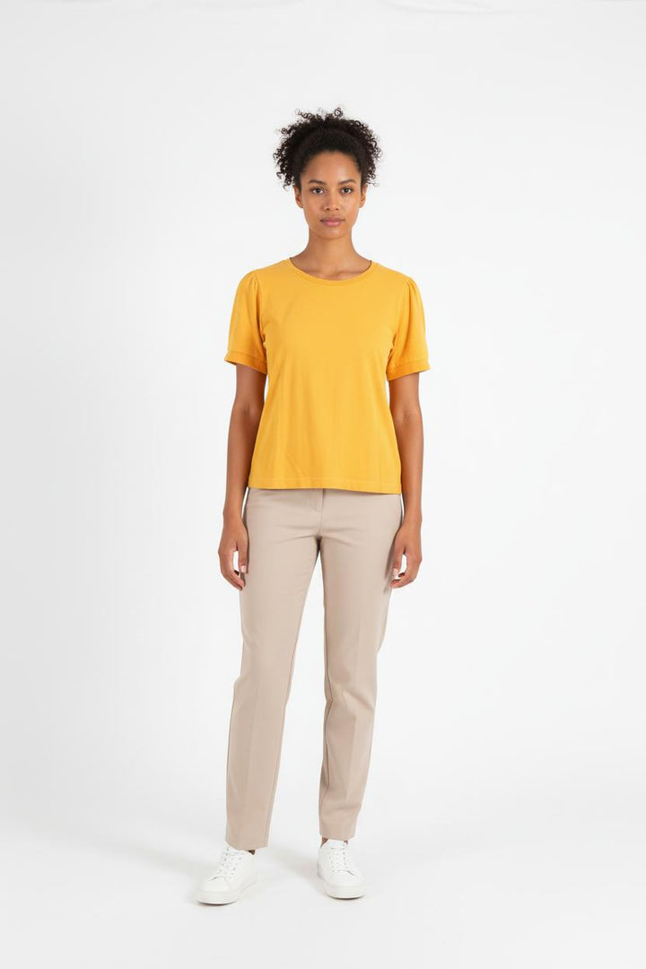 Tee-shirt Jaune - Taille S/36 de la marque La Fée Maraboutée | PARAD81832 - Vendu par Paradigme - Image 1