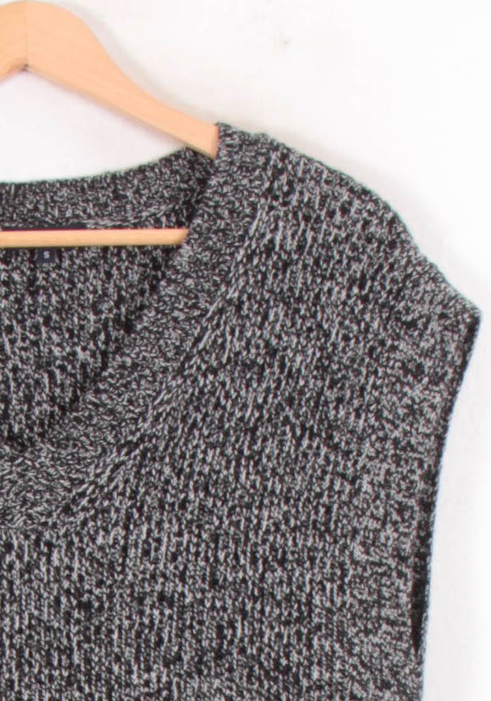 Pull Sans Manches Noir et Gris - Taille S/36 de la marque Caroll | PARAD81835 - Vendu par Paradigme - Image 3