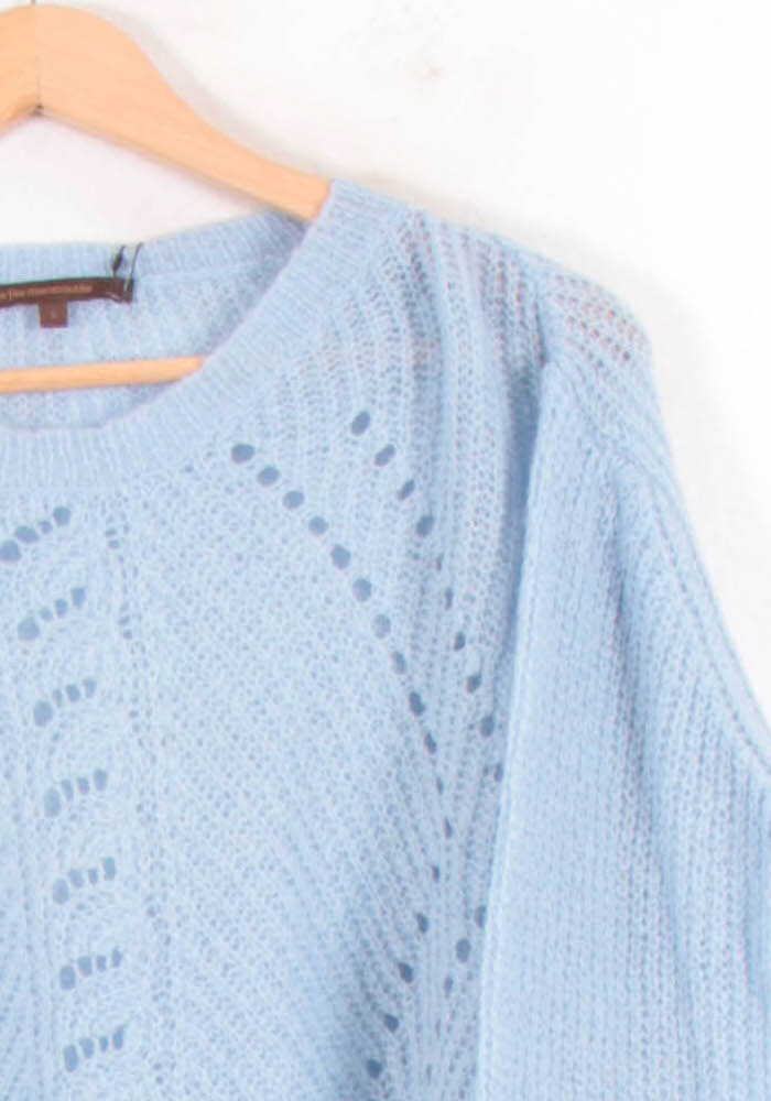 Pull Bleu - Taille M/38 de la marque La Fée Maraboutée | PARAD81840 - Vendu par Paradigme - Image 3