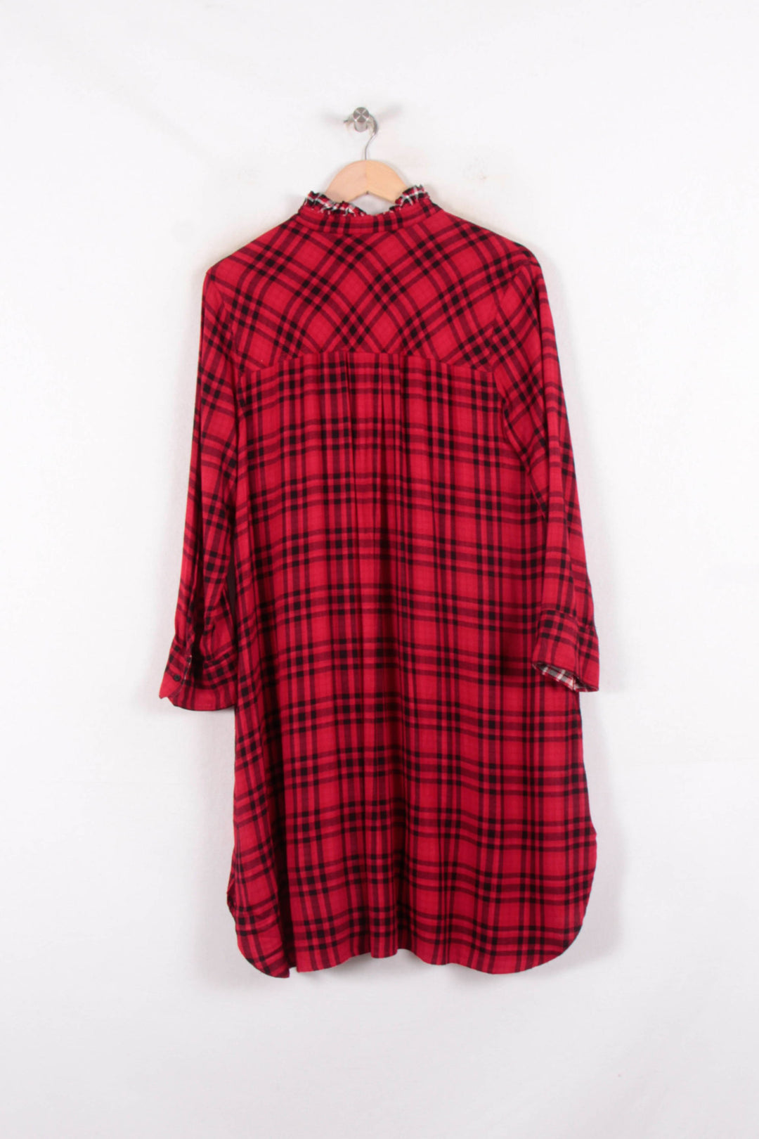 Robe Chemise Rouge et Noire - Taille M/38 de la marque Zadig&Voltaire | PARAD81844 - Vendu par Paradigme - Image 4