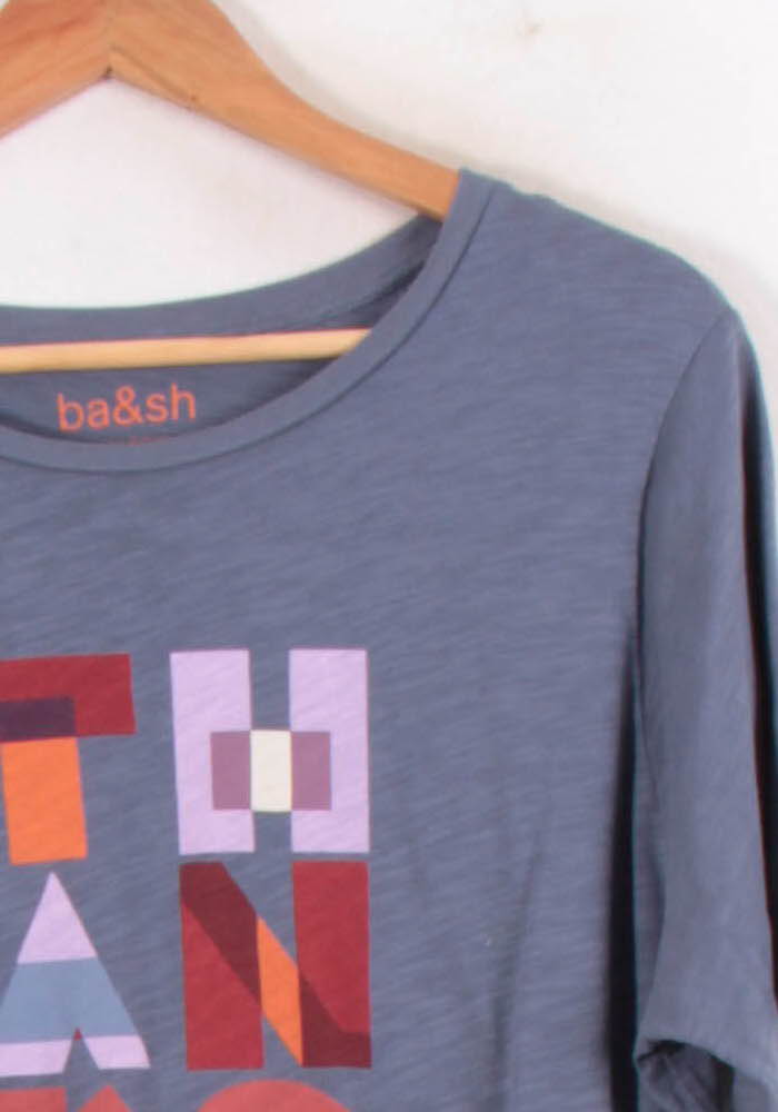 Tee-shirt Bleu - Taille S/36 de la marque ba&sh | PARAD81845 - Vendu par Paradigme - Image 3