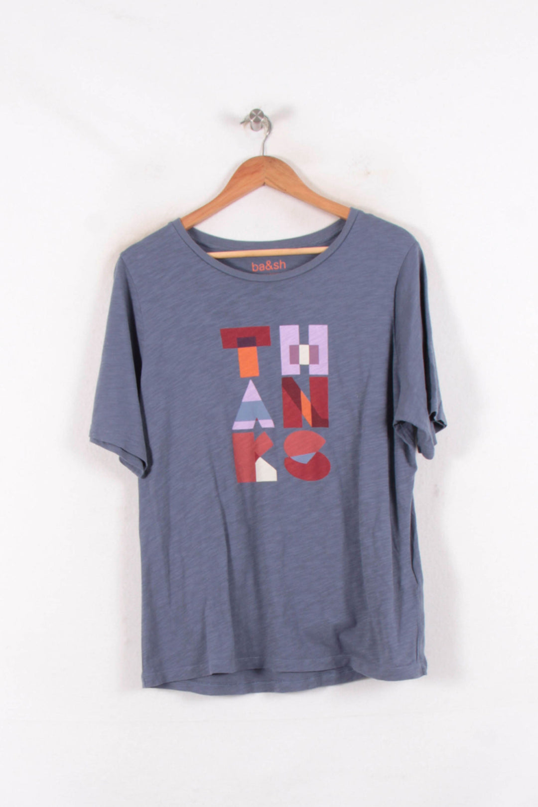 Tee-shirt Bleu - Taille S/36 de la marque ba&sh | PARAD81845 - Vendu par Paradigme - Image 2