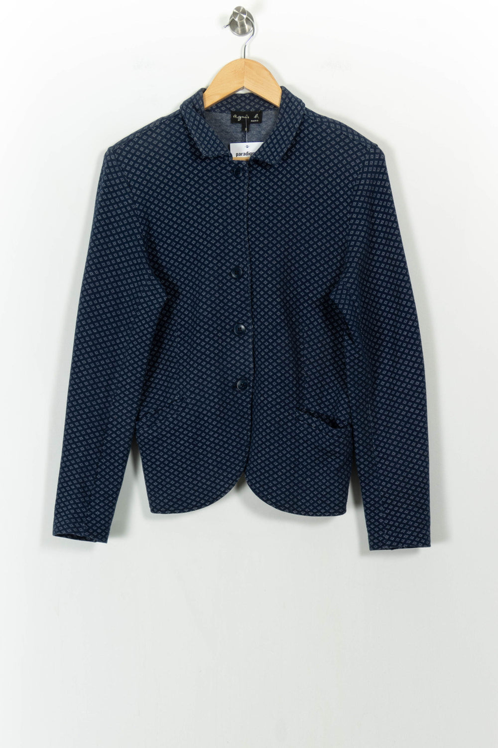 Veste Bleue - Taille L/40 de la marque Agnès b. | PARAD81853 - Vendu par Paradigme - Image 2