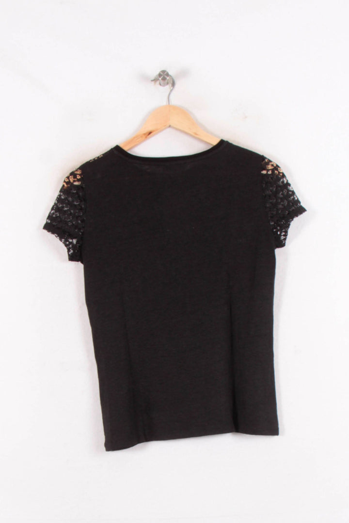 T-shirt Noir - Taille S/36 de la marque Claudie Pierlot | PARAD81857 - Vendu par Paradigme - Image 4