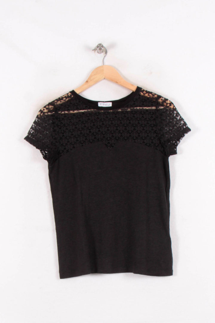 T-shirt Noir - Taille S/36 de la marque Claudie Pierlot | PARAD81857 - Vendu par Paradigme - Image 2