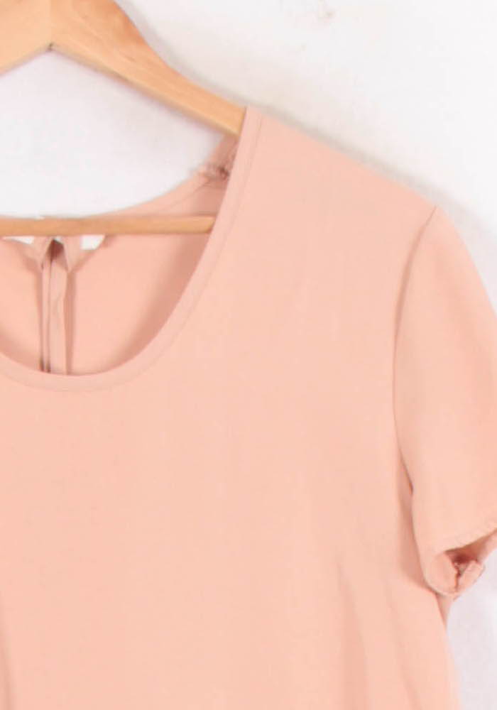 Robe Droite Rose - Taille S/36 de la marque American Vintage | PARAD81861 - Vendu par Paradigme - Image 3