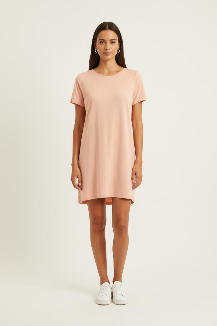 Robe Droite Rose - Taille S/36 de la marque American Vintage | PARAD81861 - Vendu par Paradigme - Image 1