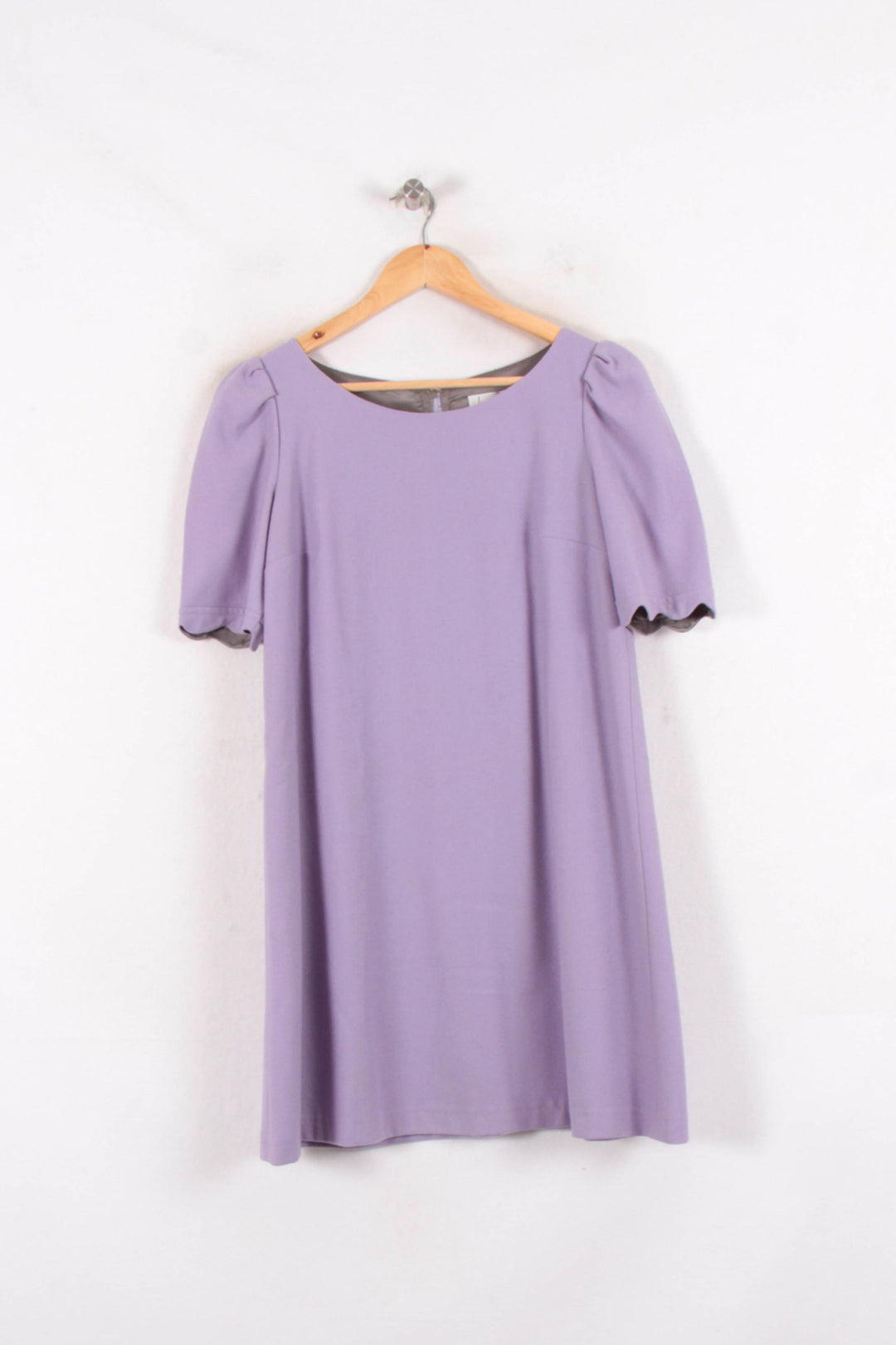 Robe Courte Violette - Taille M/38 de la marque Tara Jarmon | PARAD81863 - Vendu par Paradigme - Image 2