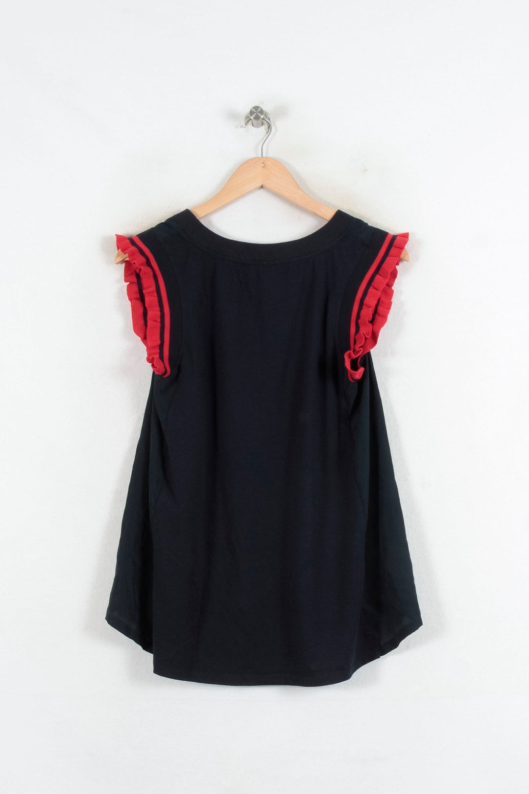 Top Bleu et Rouge - Taille M/38 de la marque Claudie Pierlot | PARAD81868 - Vendu par Paradigme - Image 4