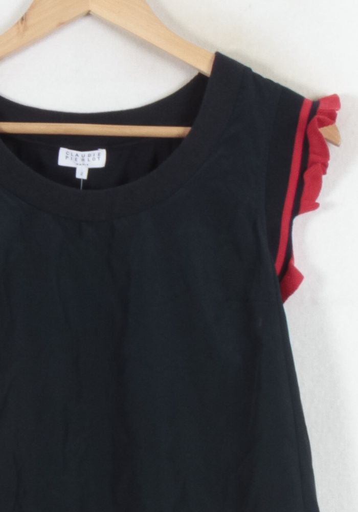 Top Bleu et Rouge - Taille M/38 de la marque Claudie Pierlot | PARAD81868 - Vendu par Paradigme - Image 3