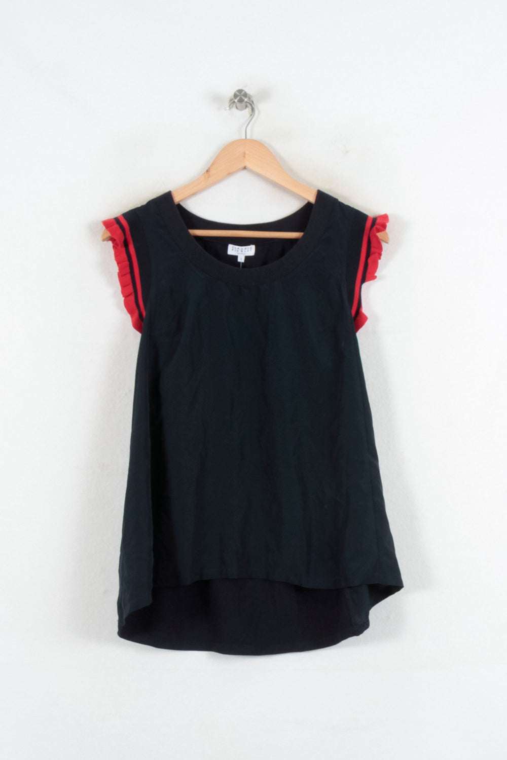 Top Bleu et Rouge - Taille M/38 de la marque Claudie Pierlot | PARAD81868 - Vendu par Paradigme - Image 2
