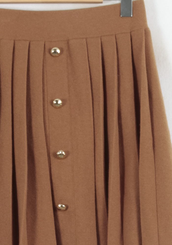 Jupe Plissée Marron - Taille L/40 de la marque Tara Jarmon | PARAD81871 - Vendu par Paradigme - Image 3