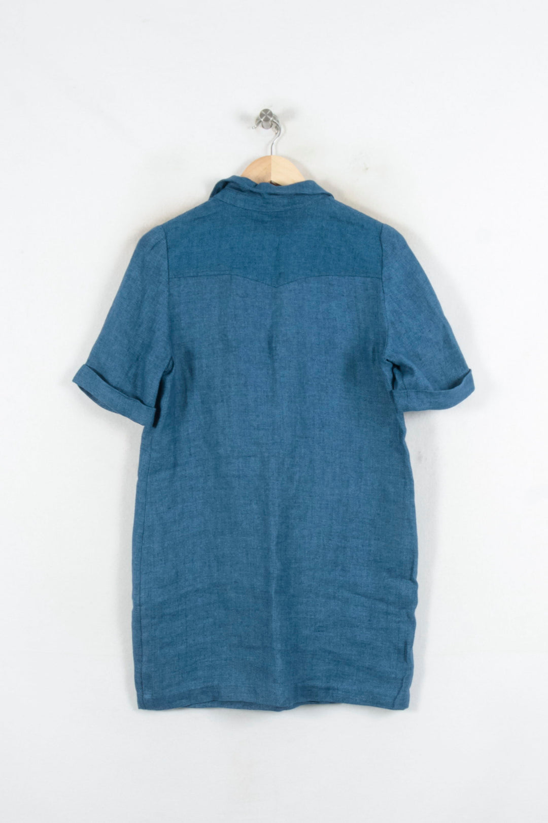 Robe Chemise Bleue - Taille M/38 de la marque Sézane | PARAD81872 - Vendu par Paradigme - Image 4