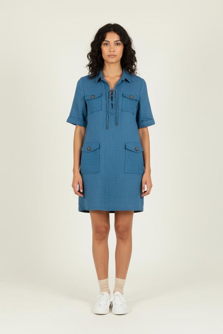 Robe Chemise Bleue - Taille M/38 de la marque Sézane | PARAD81872 - Vendu par Paradigme - Image 1