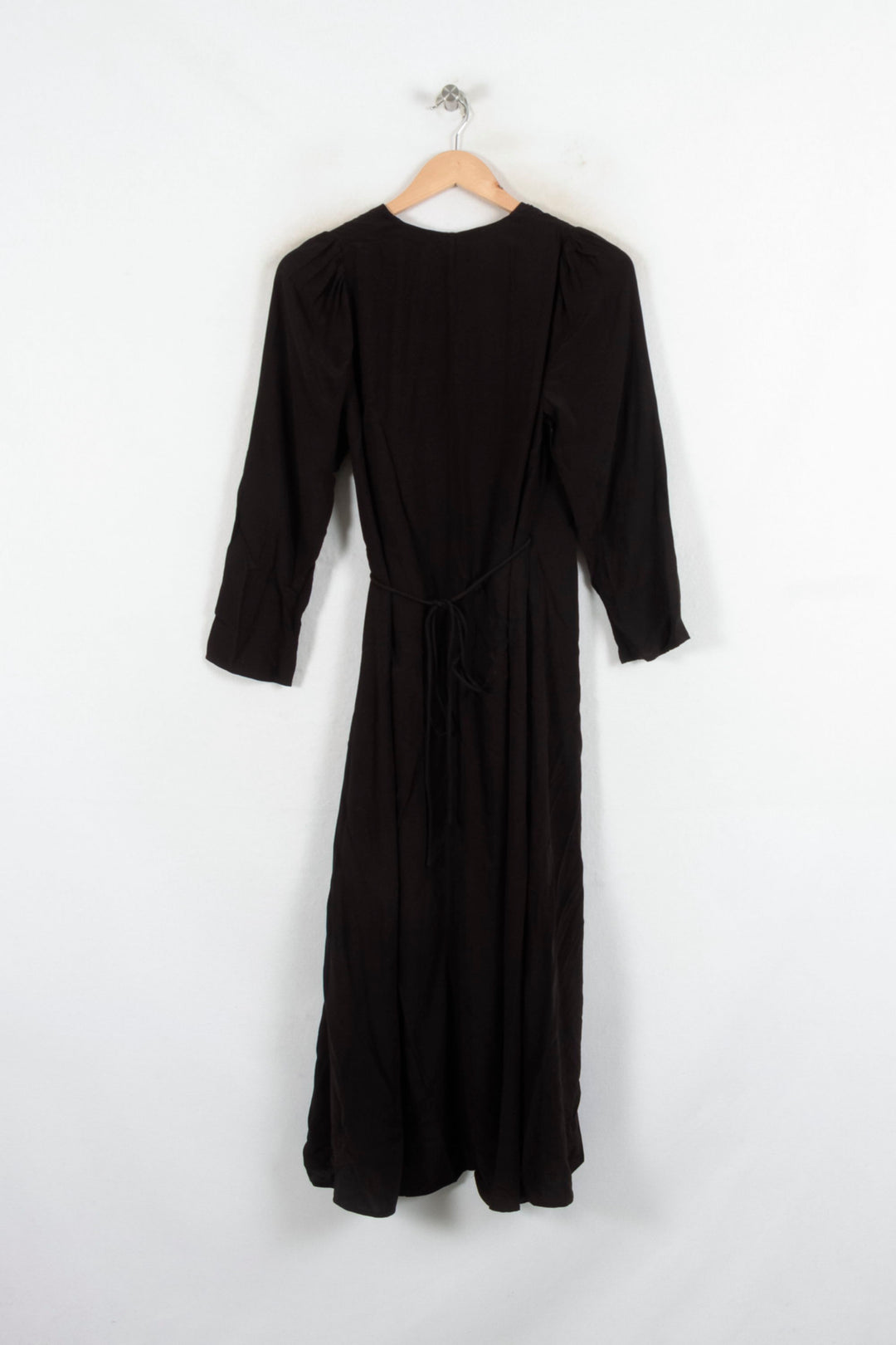 Robe Cache-Cœur Noire - Taille S/36 de la marque Samsoe Samsoe | PARAD81875 - Vendu par Paradigme - Image 4