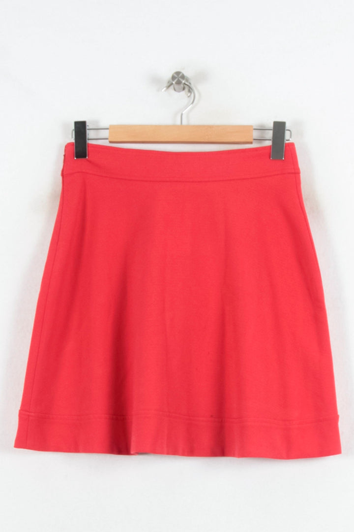 Jupe Courte Rouge - Taille M/38 de la marque Claudie Pierlot | PARAD81876 - Vendu par Paradigme - Image 4