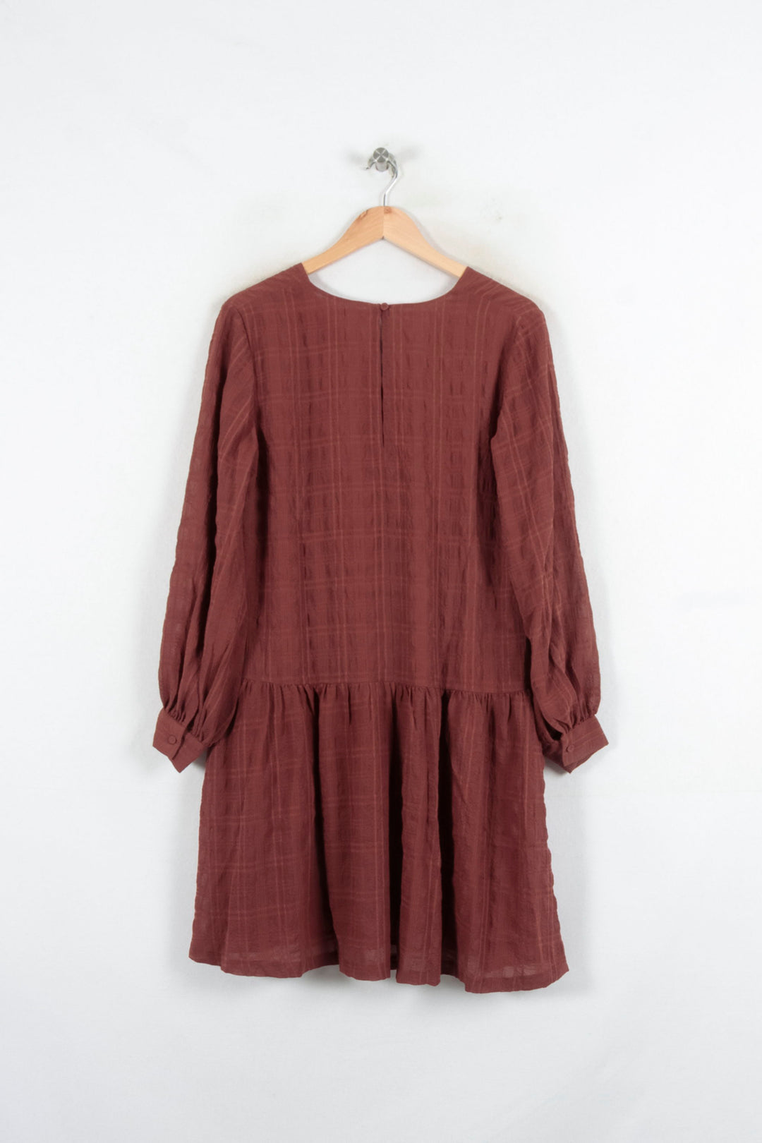 Robe Courte Bordeaux - Taille S/36 de la marque Samsoe Samsoe | PARAD81884 - Vendu par Paradigme - Image 4