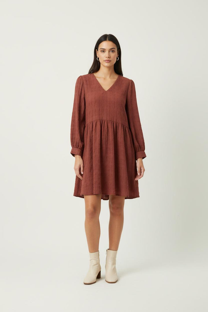 Robe Courte Bordeaux - Taille S/36 de la marque Samsoe Samsoe | PARAD81884 - Vendu par Paradigme - Image 1
