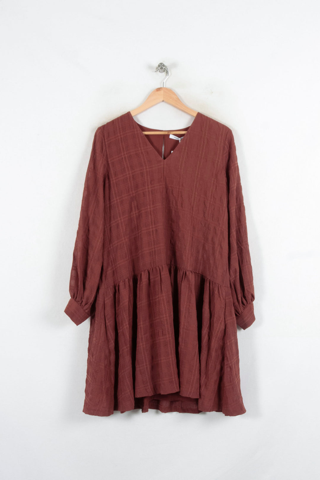 Robe Courte Bordeaux - Taille S/36 de la marque Samsoe Samsoe | PARAD81884 - Vendu par Paradigme - Image 2