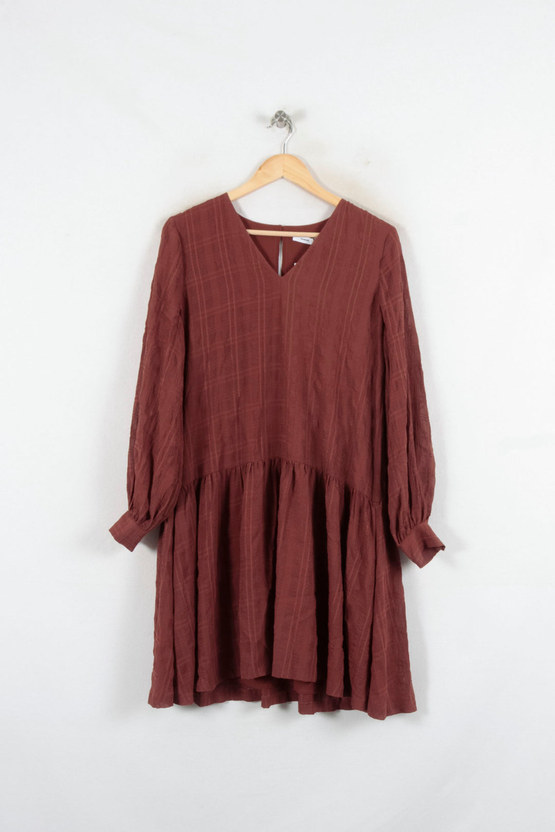 Robe Courte Bordeaux - Taille XS/34 de la marque Samsoe Samsoe | PARAD81886 - Vendu par Paradigme - Image 2