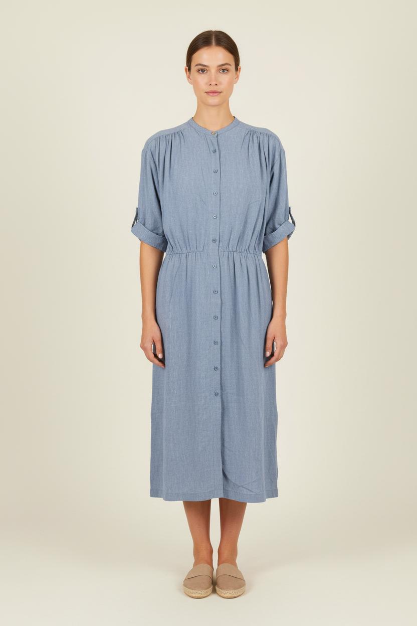 Robe Chemise Bleue - Taille XS/34 de la marque Sessùn | PARAD81888 - Vendu par Paradigme - Image 1