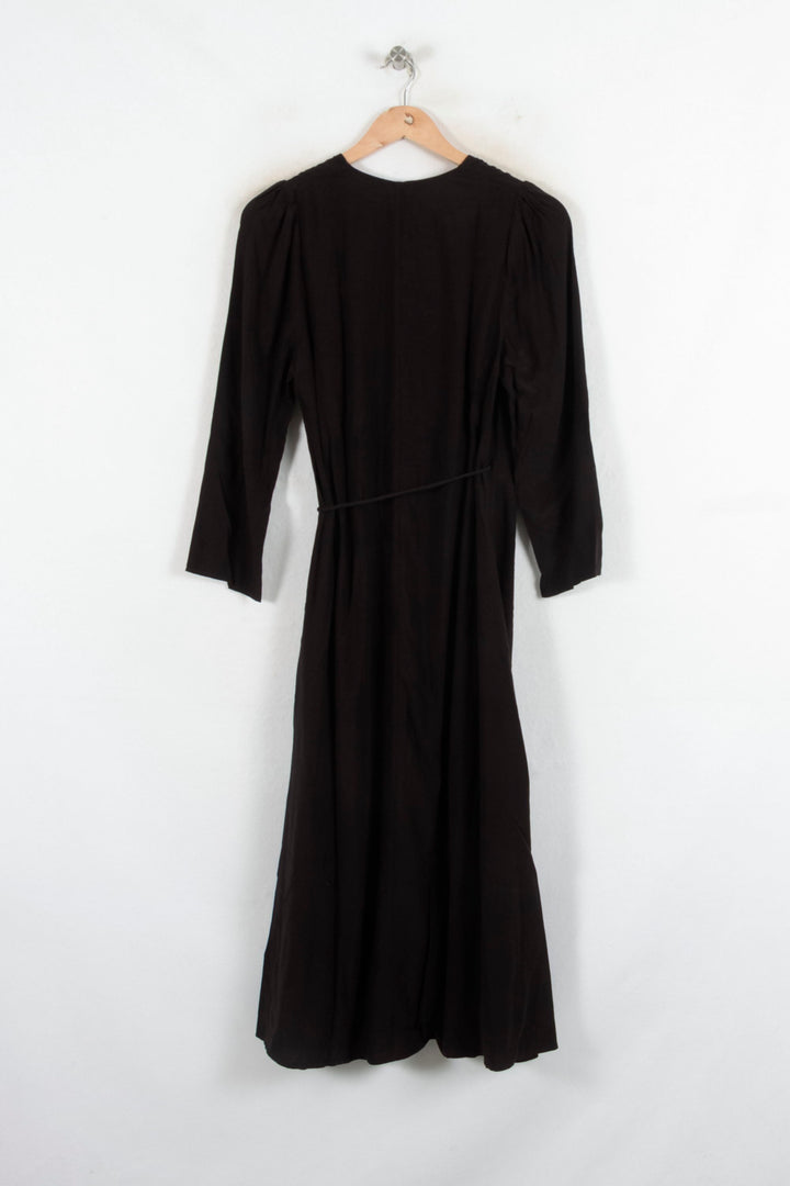Robe Portefeuille Noire - Taille M/38 de la marque Samsoe Samsoe | PARAD81890 - Vendu par Paradigme - Image 4