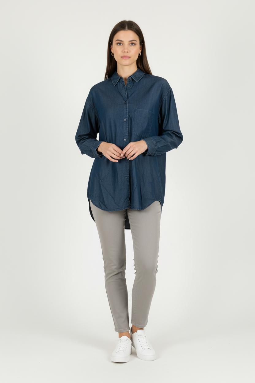 Chemise Bleu - Taille S/36 de la marque Samsoe Samsoe | PARAD81893 - Vendu par Paradigme - Image 1