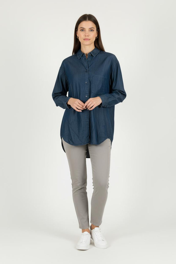 Chemise Bleu - Taille S/36 de la marque Samsoe Samsoe | PARAD81893 - Vendu par Paradigme - Image 1