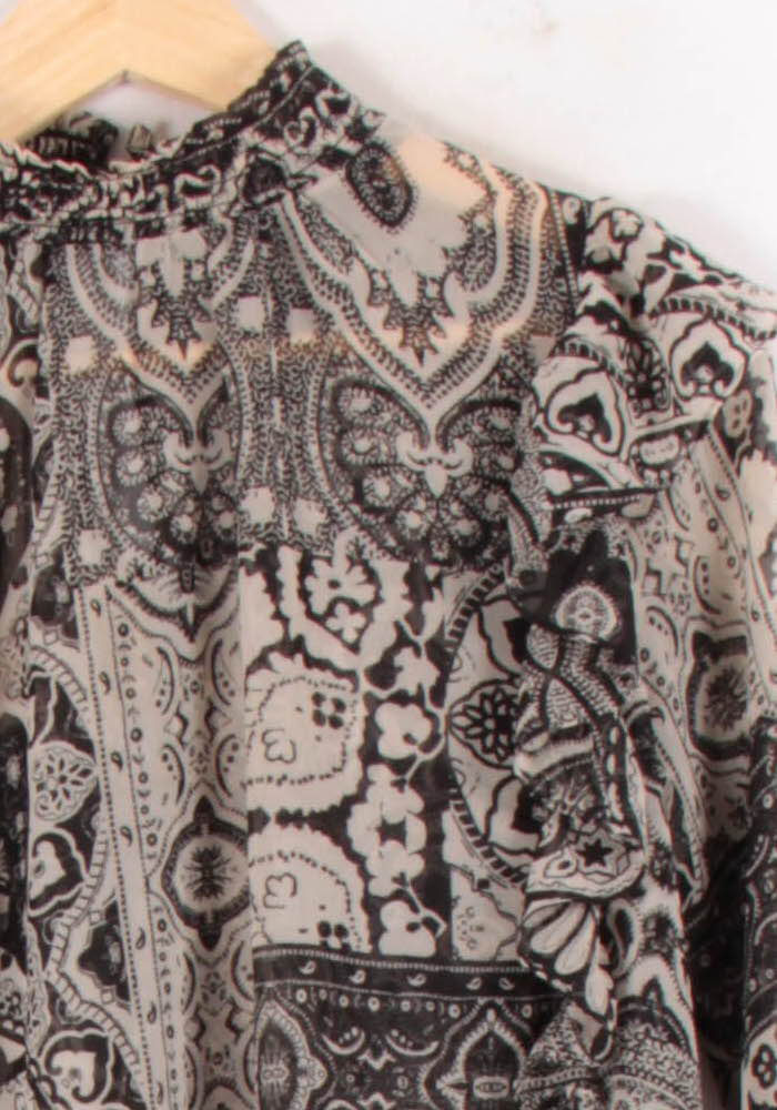 Blouse Noire et Blanche - Taille M/38 de la marque IKKS | PARAD81896 - Vendu par Paradigme - Image 3