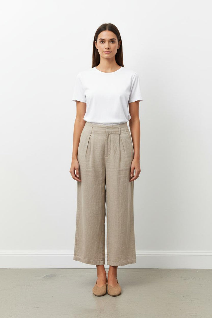 Pantalon Large Beige - Taille S/36 de la marque La Fée Maraboutée | PARAD81897 - Vendu par Paradigme - Image 1