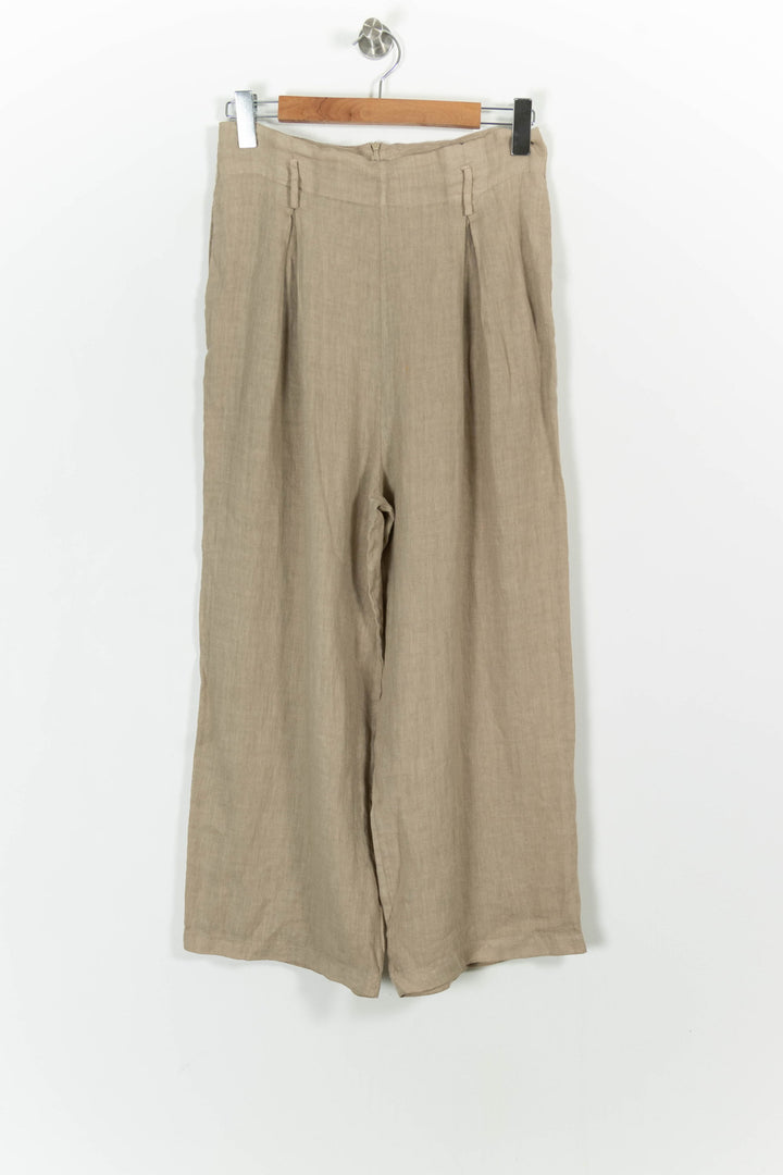 Pantalon Large Beige - Taille S/36 de la marque La Fée Maraboutée | PARAD81897 - Vendu par Paradigme - Image 2