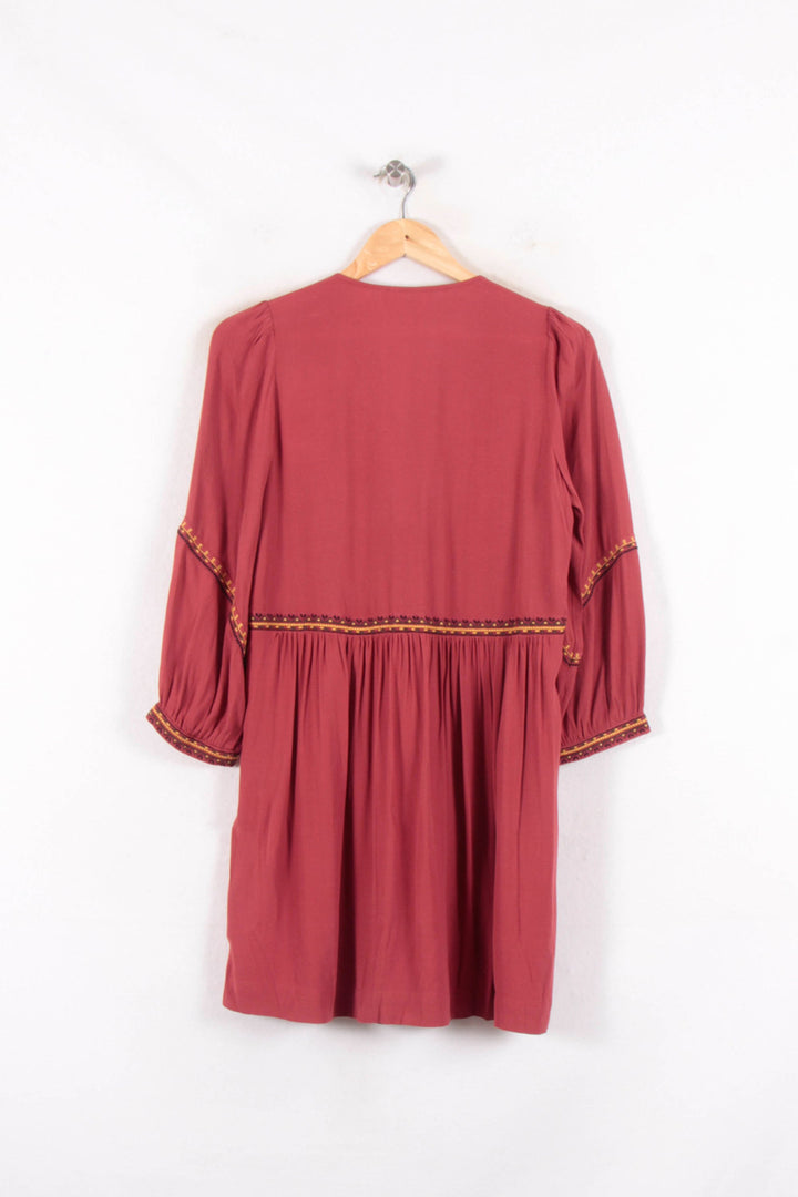 Robe Courte Rouge - Taille XS/34 de la marque ba&sh | PARAD81902 - Vendu par Paradigme - Image 4