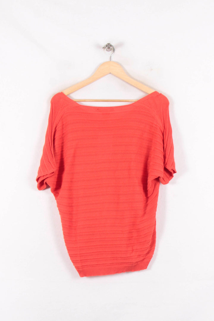 Blouse Orange - Taille S/36 de la marque La Fée Maraboutée | PARAD81907 - Vendu par Paradigme - Image 4